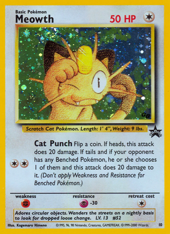 Meowth (10) [Wizards: Black Star Promos]