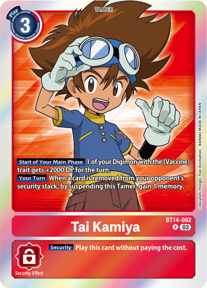 Tai Kamiya [BT14-082] [Blast Ace Booster]