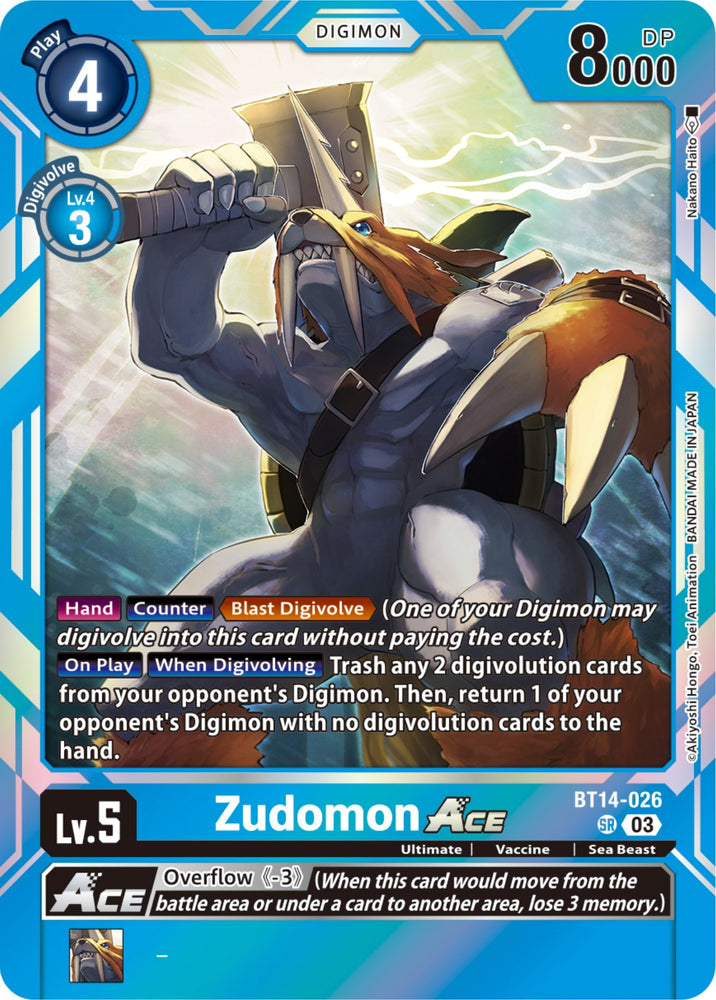 Zudomon Ace [BT14-026] [Blast Ace Booster]