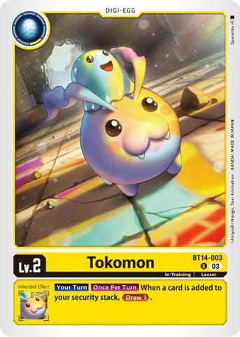 Tokomon [BT14-003] [Blast Ace Booster]