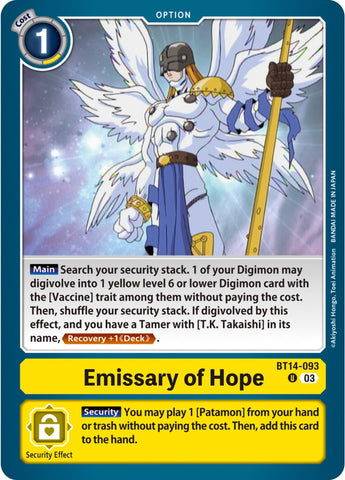 Emissary of Hope [BT14-093] [Blast Ace Booster]