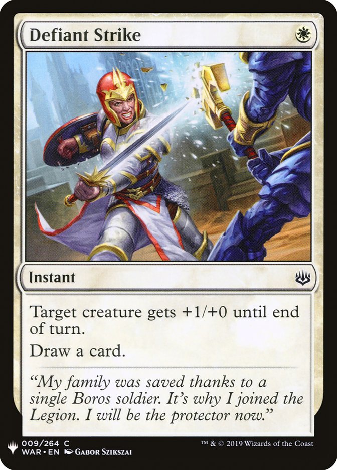 Defiant Strike [Mystery Booster] (MB1 73)