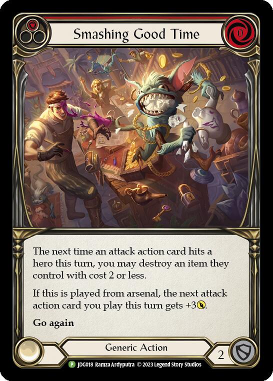 Smashing Good Time (Red) [JDG] (Promo)  Cold Foil