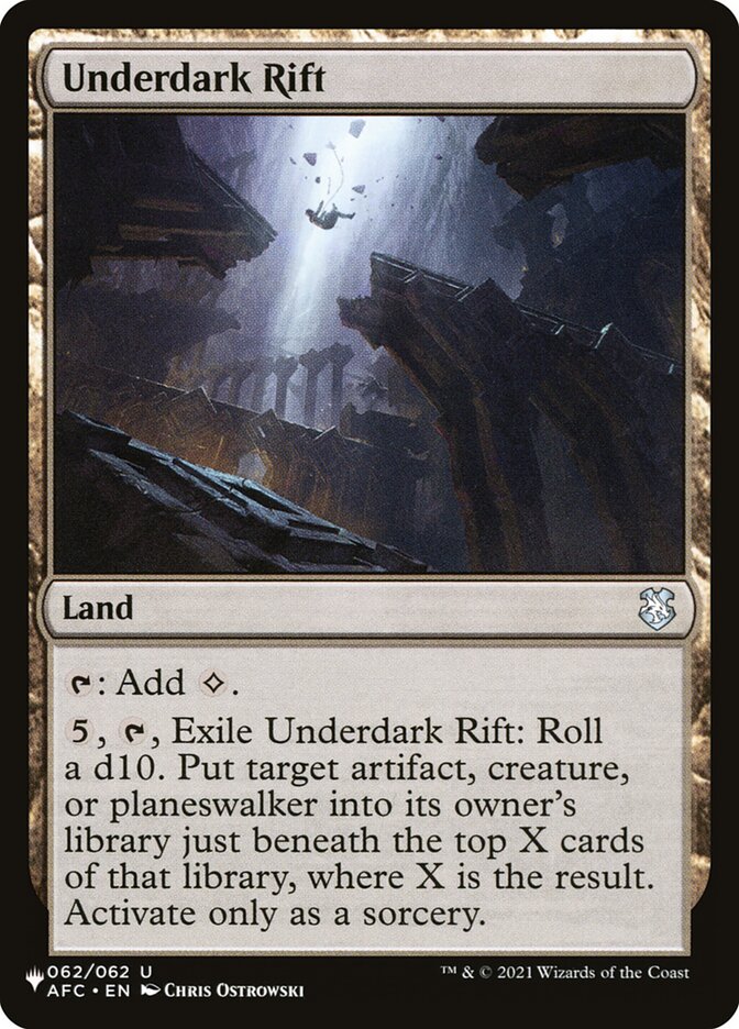 Underdark Rift [The List] (LAFC 62)