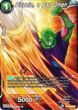 Piccolo, a Bad Omen [BT11-098]