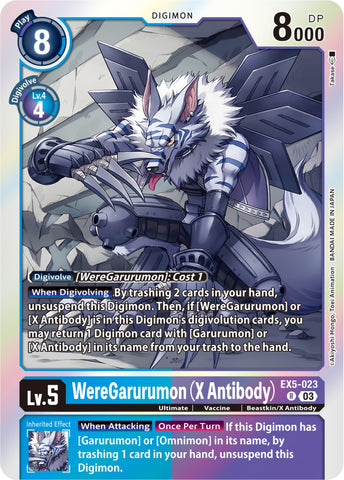 WereGarurumon [EX5-023] (X Antibody) [Animal Colosseum]