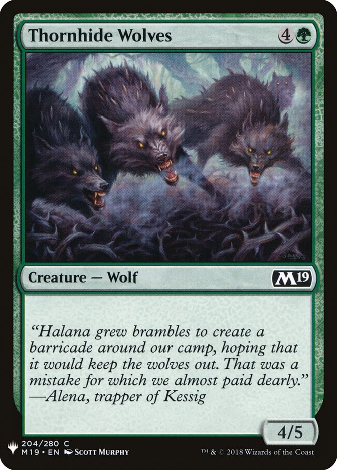 Thornhide Wolves [Mystery Booster] (MB1 1353)