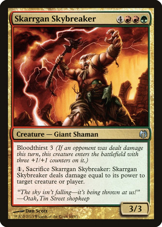 Skarrgan Skybreaker [Duel Decks: Heroes vs. Monsters] (DDL 60)