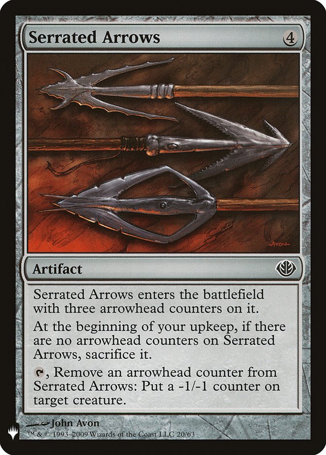Serrated Arrows [Mystery Booster] (MB1 1626)