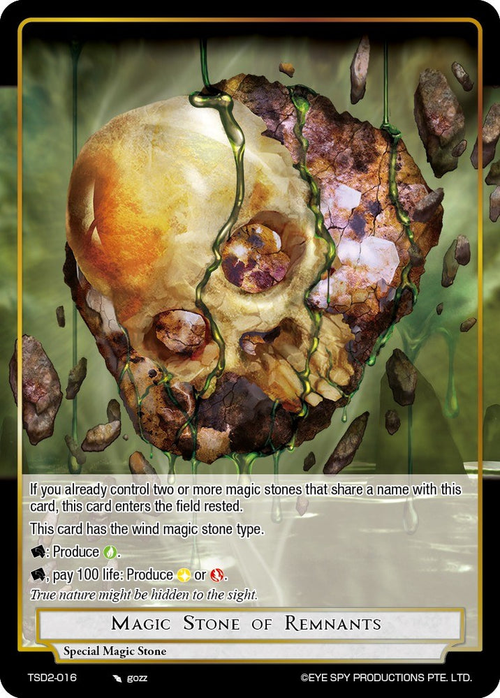 Magic Stone of Remnants (TSD2-016) [Trinity Cluster Starter Decks]