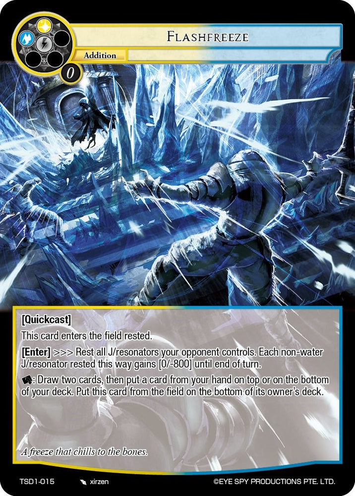 Flashfreeze (TSD1-015) [Trinity Cluster Starter Decks]