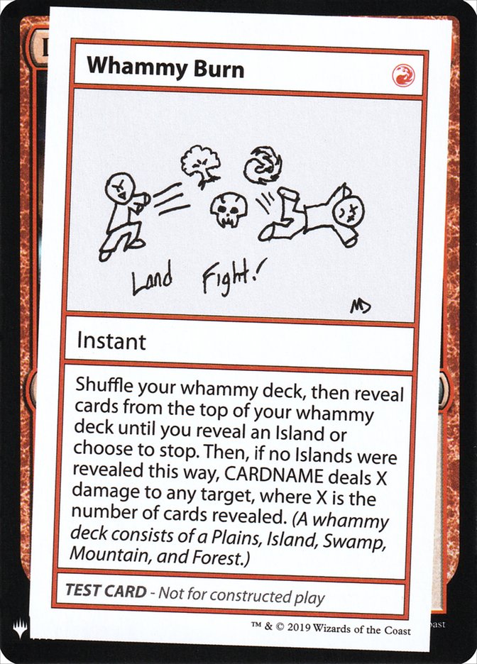 Whammy Burn [Mystery Booster Playtest Cards] (CMB1 70)