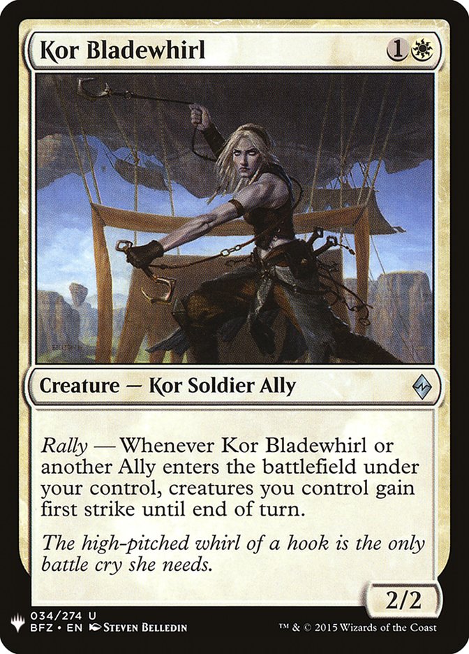 Kor Bladewhirl [Mystery Booster] (MB1 151)