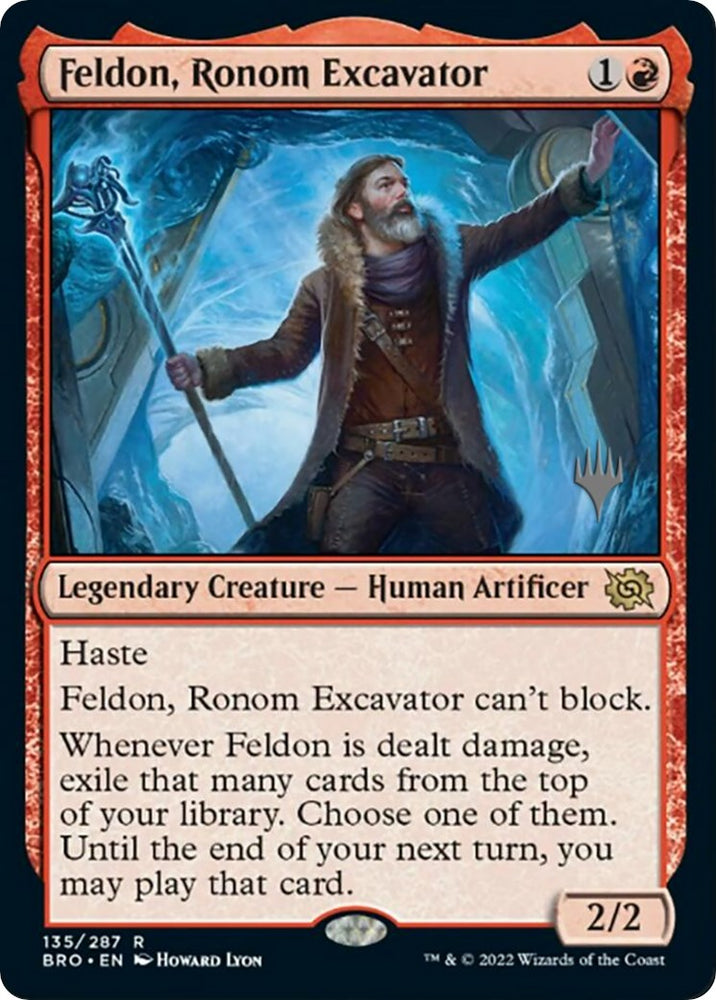 Feldon, Ronom Excavator [The Brothers' War: Promo Pack]