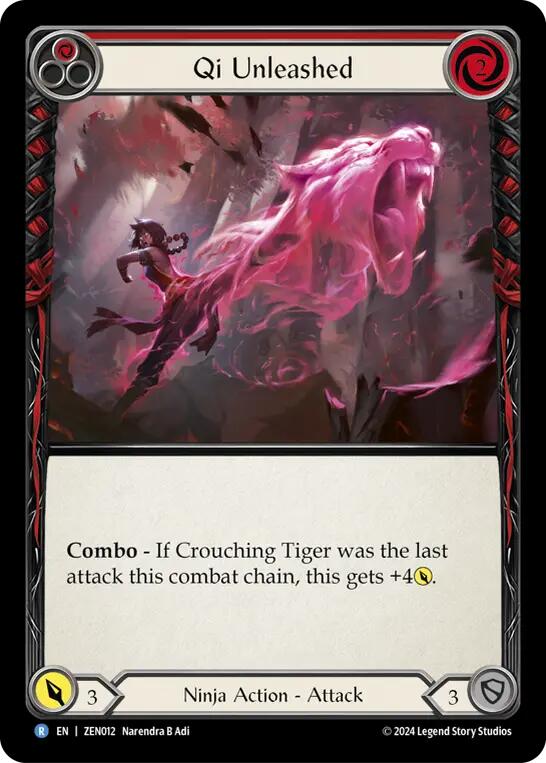 Qi Unleashed (Red) [ZEN012] (Blitz Deck: Part the Mistveil - Zen)