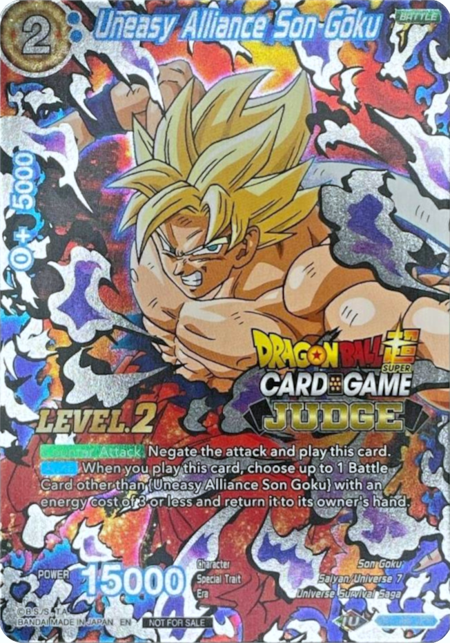 Uneasy Alliance Son Goku (Level 2) [DB1-096]
