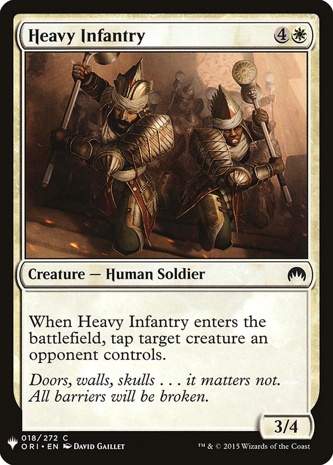 Heavy Infantry [Mystery Booster] (MB1 135)