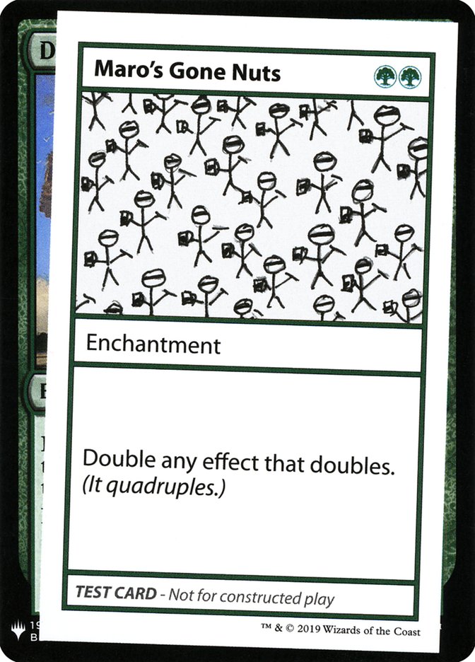Maro's Gone Nuts [Mystery Booster Playtest Cards] (CMB1 81)