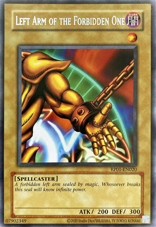 Left Arm of the Forbidden One (2024 Reprint) [RP01-EN020] Rare
