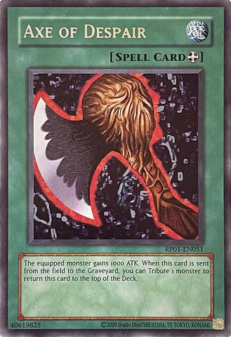 Axe of Despair (2024 Reprint) [RP01-EN051] Rare