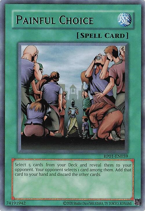Painful Choice (2024 Reprint) [RP01-EN059] Rare