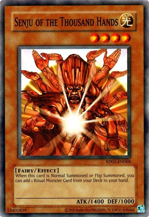 Senju of the Thousand Hands (2024 Reprint) [RP01-EN068] Common