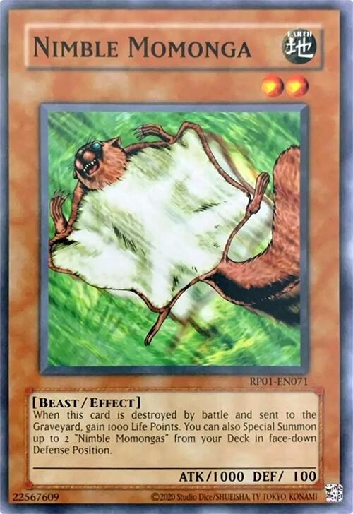 Nimble Momonga (2024 Reprint) [RP01-EN071] Common
