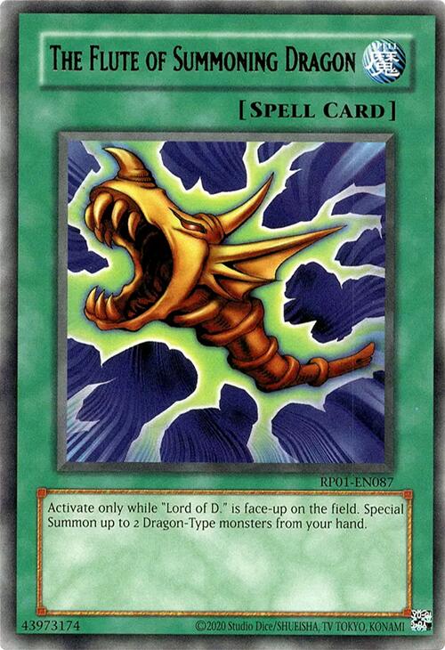 The Flute of Summoning Dragon (2024 Reprint) [RP01-EN087] Rare