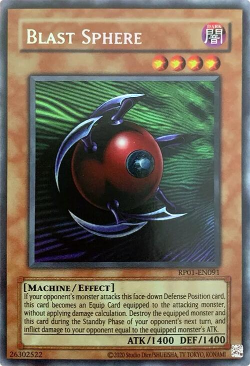 Blast Sphere (2024 Reprint) [RP01-EN091] Secret Rare