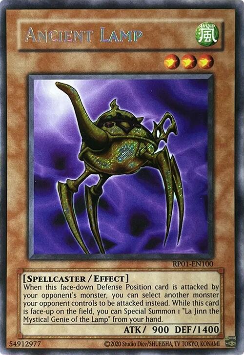 Ancient Lamp (2024 Reprint) [RP01-EN100] Secret Rare