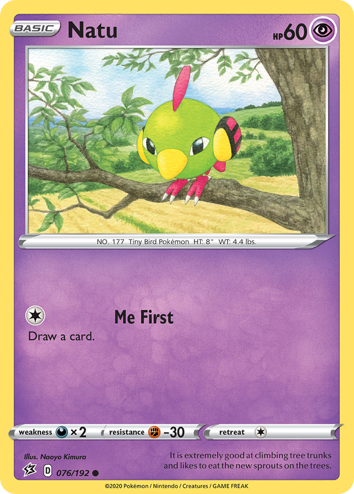 Natu (76/192) [Sword & Shield: Rebel Clash]