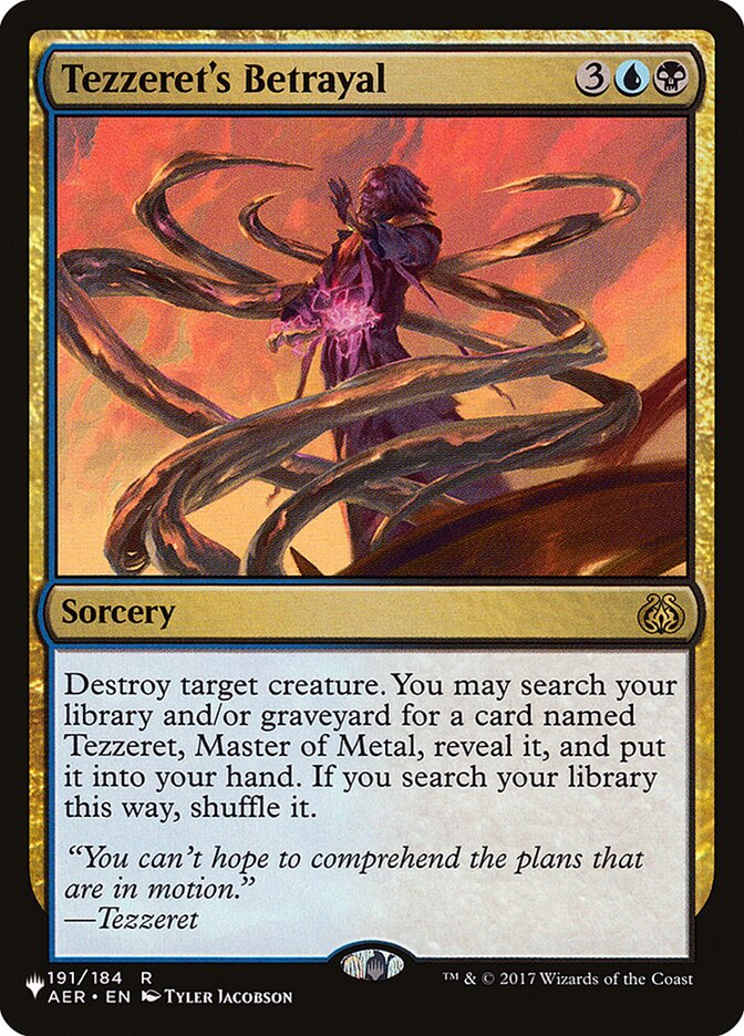 Tezzeret's Betrayal [The List] (LAER 191)