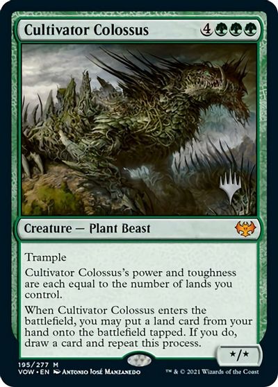 Cultivator Colossus (Promo Pack) [Innistrad: Crimson Vow Promo Pack] (PVOW 195)