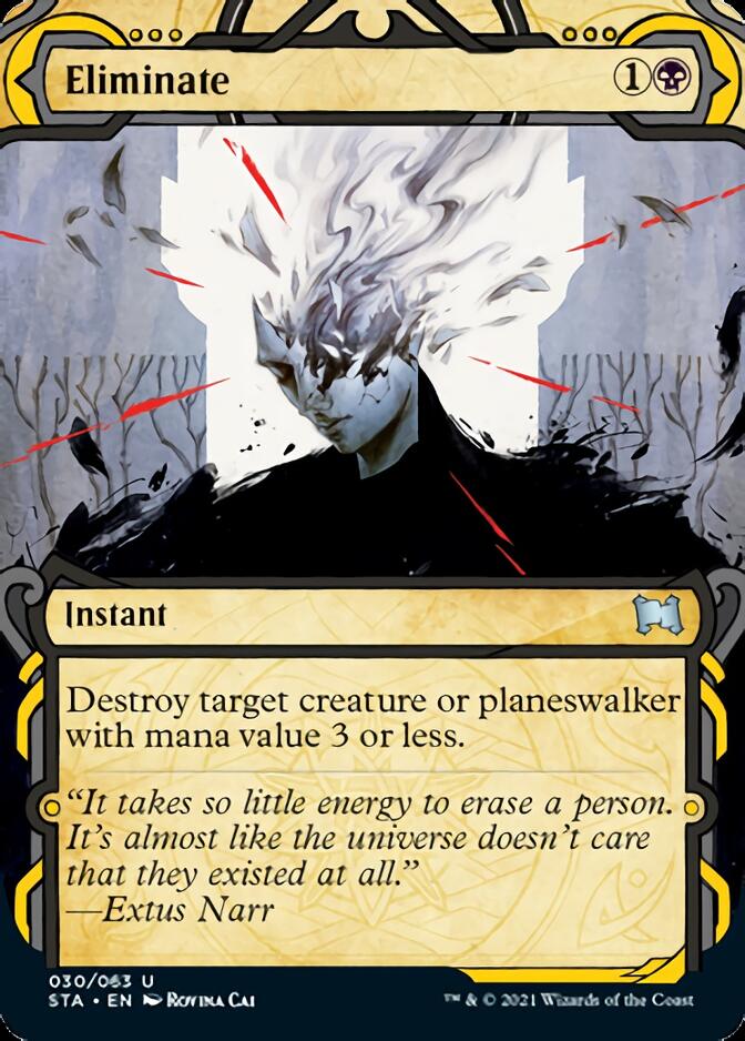 Eliminate (Etched Foil) [Strixhaven Mystical Archive] (STA 30)