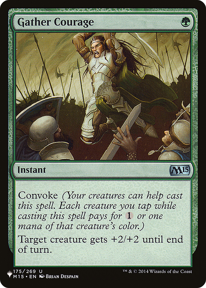 Gather Courage [The List] (LM15 175)