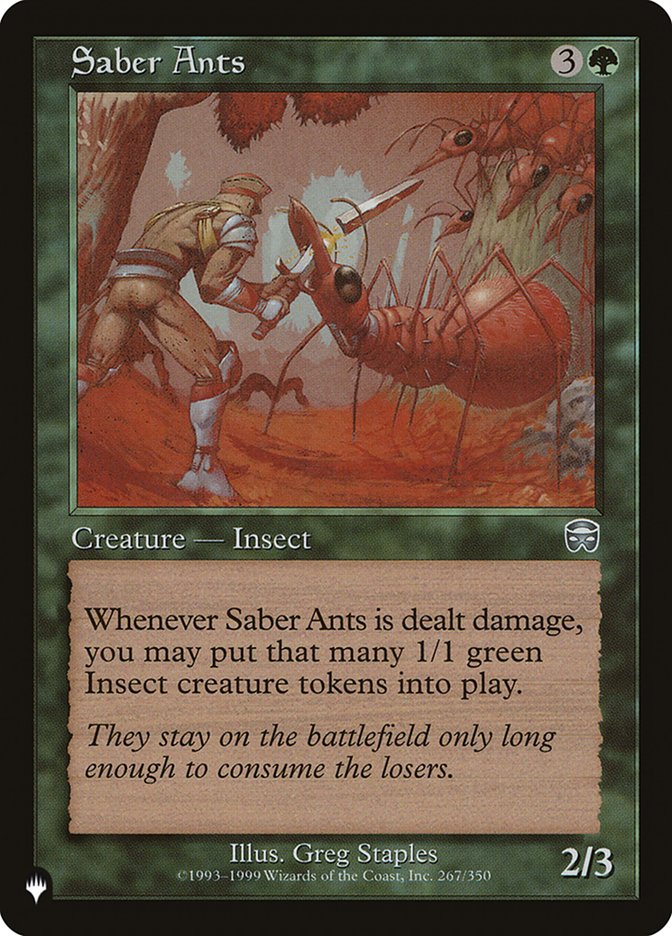 Saber Ants [The List] (LMMQ 267)