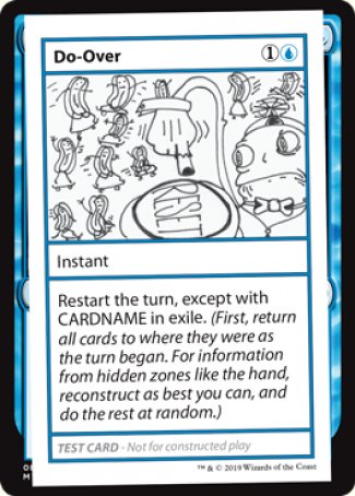 Do-Over (2021 Edition) [Mystery Booster Playtest Cards] (CMB1 20)