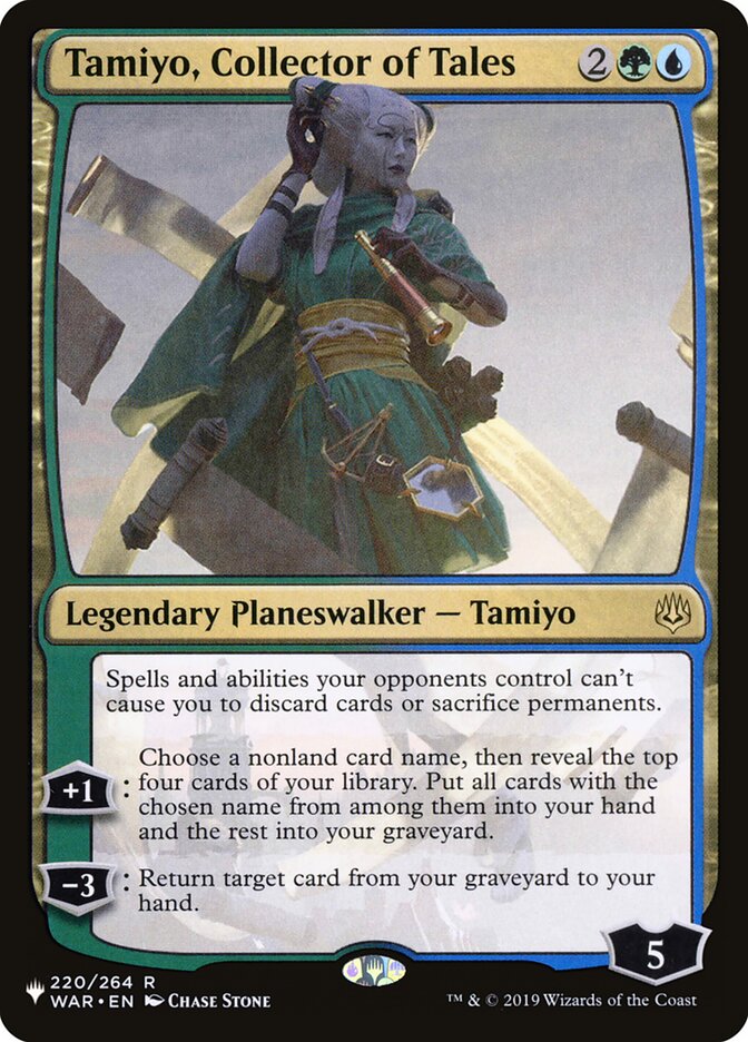 Tamiyo, Collector of Tales [The List] (LWAR 220)