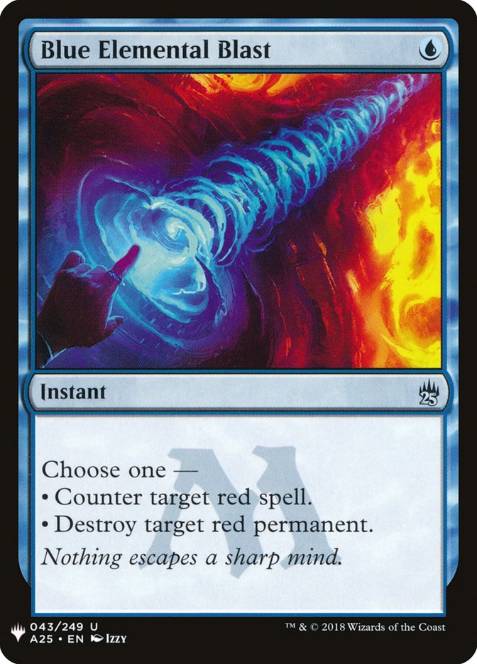 Blue Elemental Blast [Mystery Booster] (MB1 299)