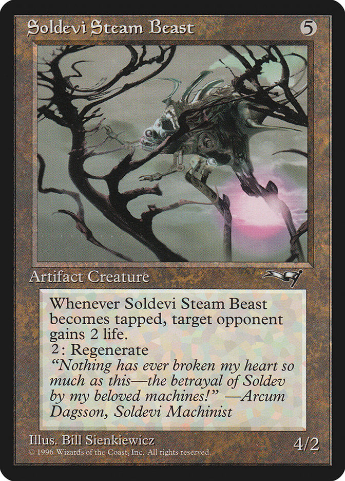 Soldevi Steam Beast (Purple Light Background) [Alliances] (ALL 133A)