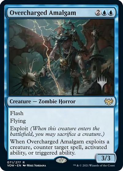 Overcharged Amalgam (Promo Pack) [Innistrad: Crimson Vow Promo Pack] (PVOW 71)
