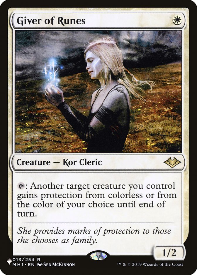Giver of Runes [The List] (LMH1 13)