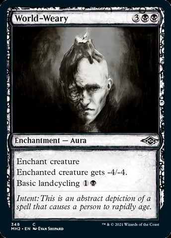 World-Weary (Sketch) [Modern Horizons 2] (MH2 348)