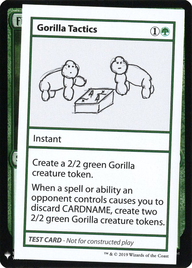 Gorilla Tactics [Mystery Booster Playtest Cards] (CMB1 76)