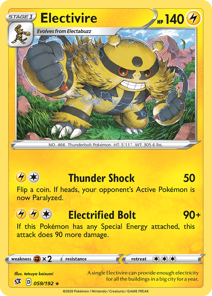 Electivire (59/192) [Sword & Shield: Rebel Clash]