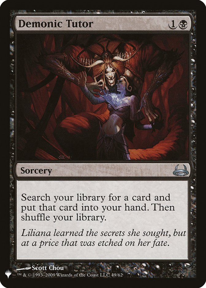 Demonic Tutor [Mystery Booster] (MB1 620)