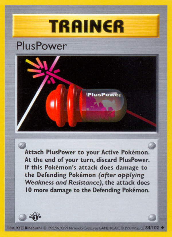 PlusPower (84/102) [Base Set 1st Edition]
