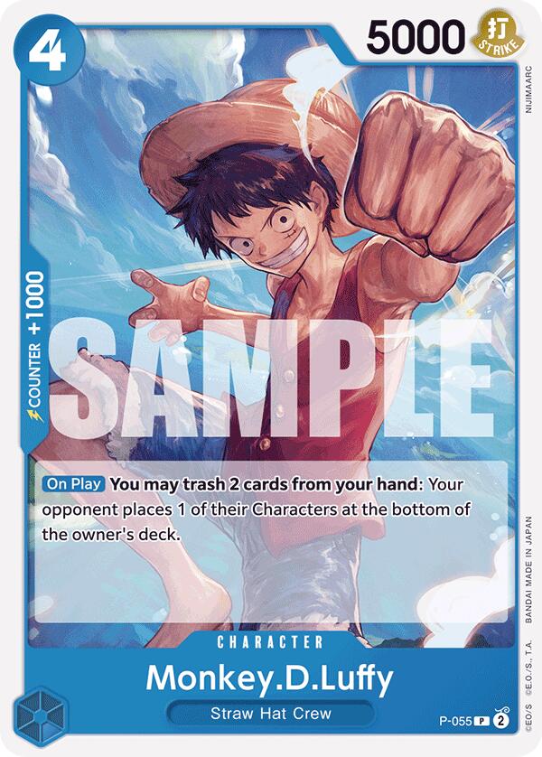 Monkey.D.Luffy (P-055) (Reprint) [Premium Booster -The Best-]