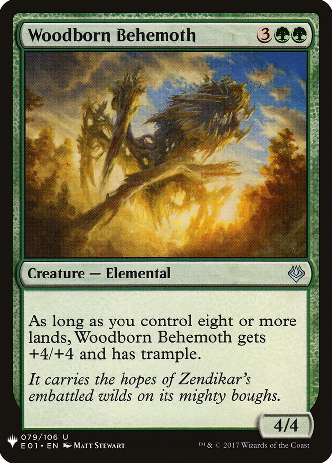 Woodborn Behemoth [Mystery Booster] (MB1 1376)