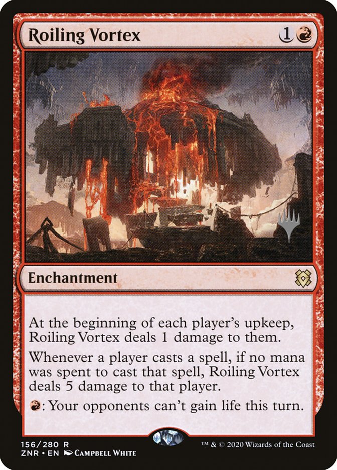 Roiling Vortex (Promo Pack) [Zendikar Rising Promos] (PZNR 156P)